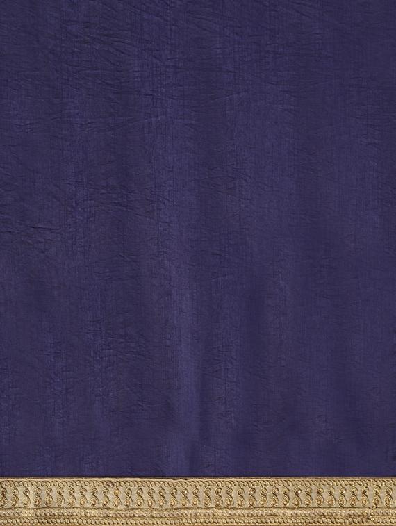 half & half embroidered saree - 17528654 -  Standard Image - 1