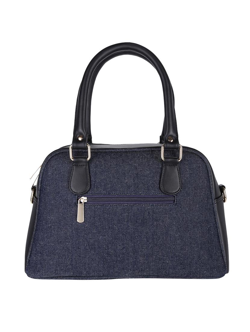 black leatherette (pu) handbag - 17528844 - Standard Image - 1