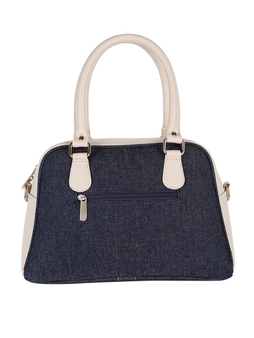 cream leatherette (pu) handbag - 17528845 -  Standard Image - 1