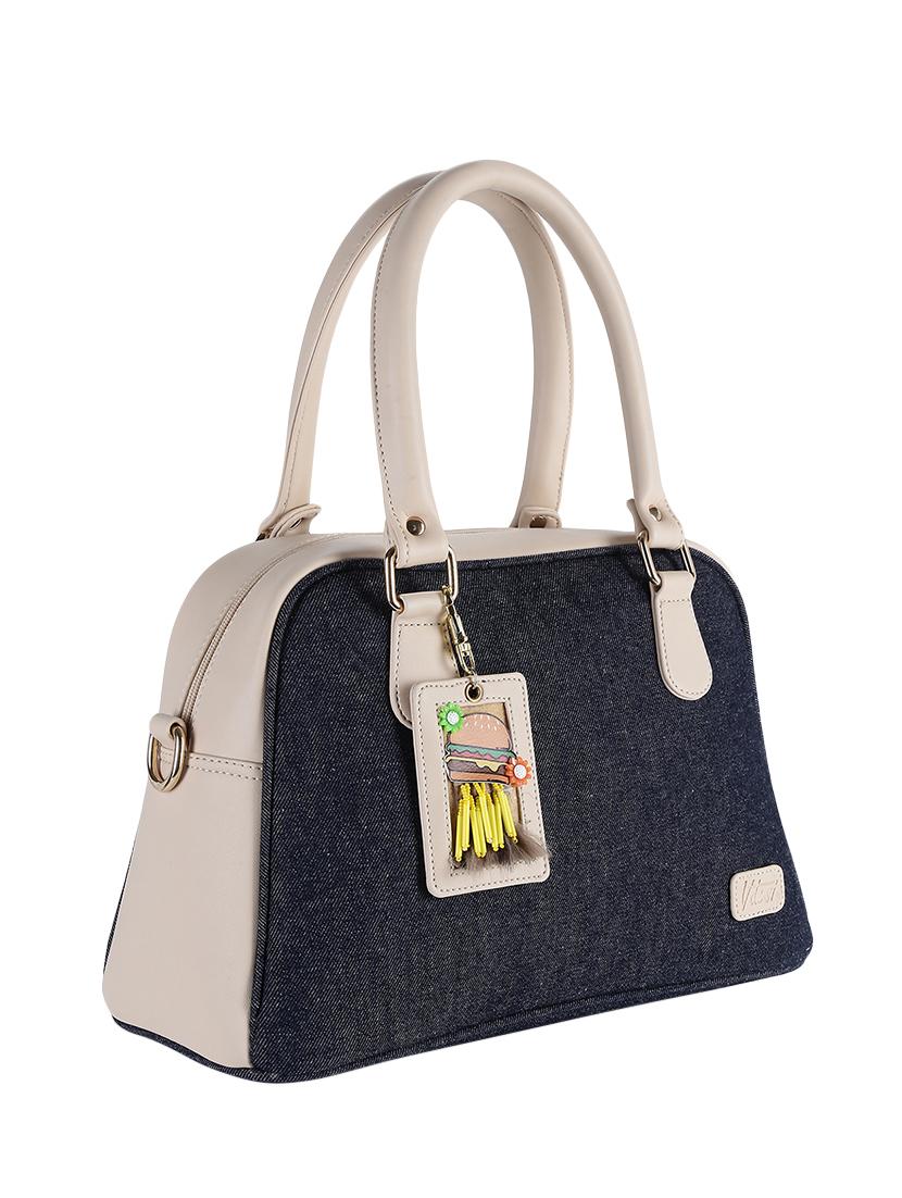 cream leatherette (pu) handbag - 17528845 - Standard Image - 4