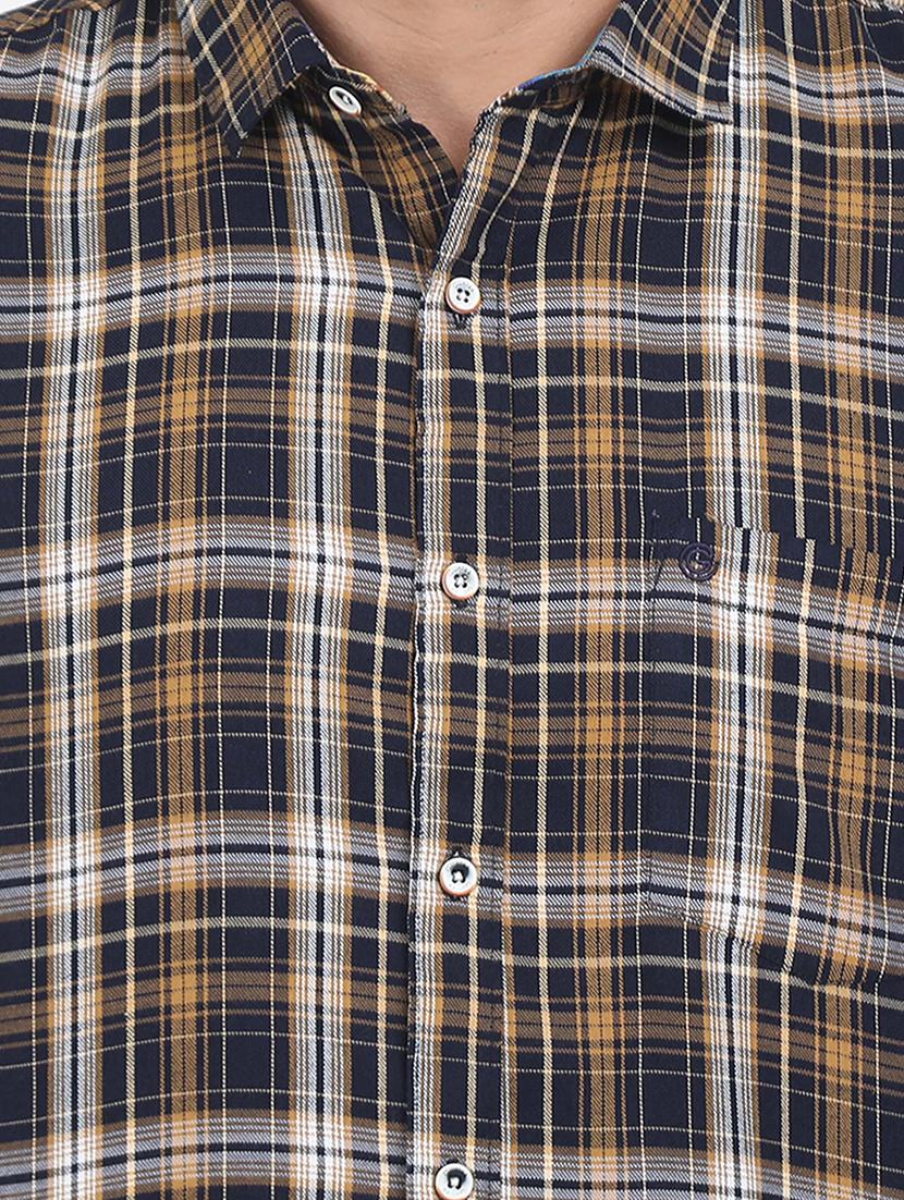 multi colored checkered casual shirt - 17528958 - Standard Image - 4