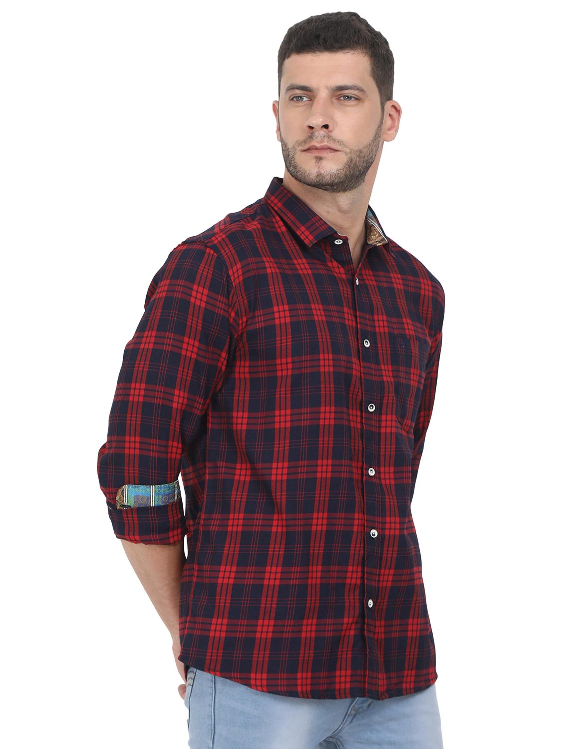 red checkered casual shirt - 17528959 - Standard Image - 1