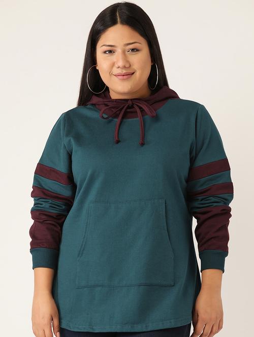 hooded neck plus sweatshirt - 17529852 - Standard Image - 0