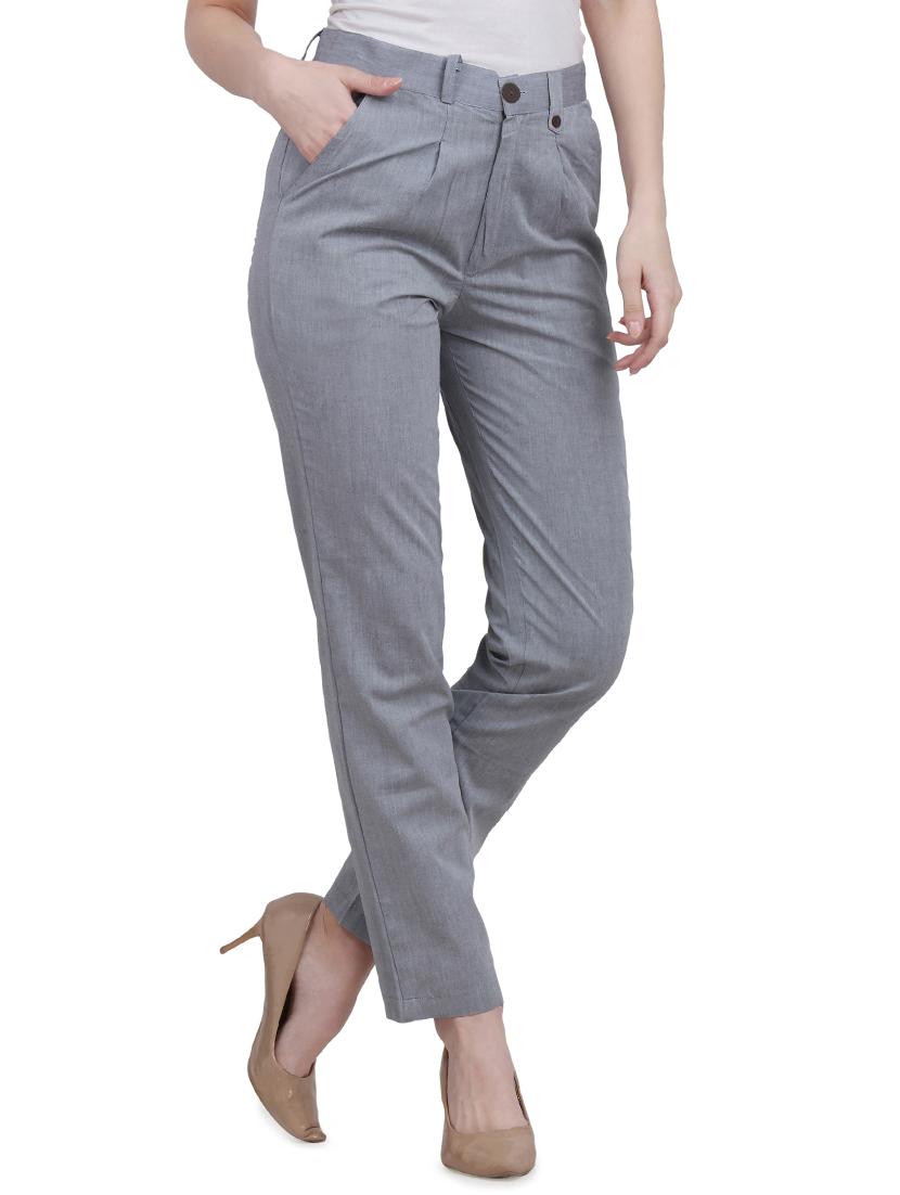 high rise pleated trouser - 17529911 - Standard Image - 1