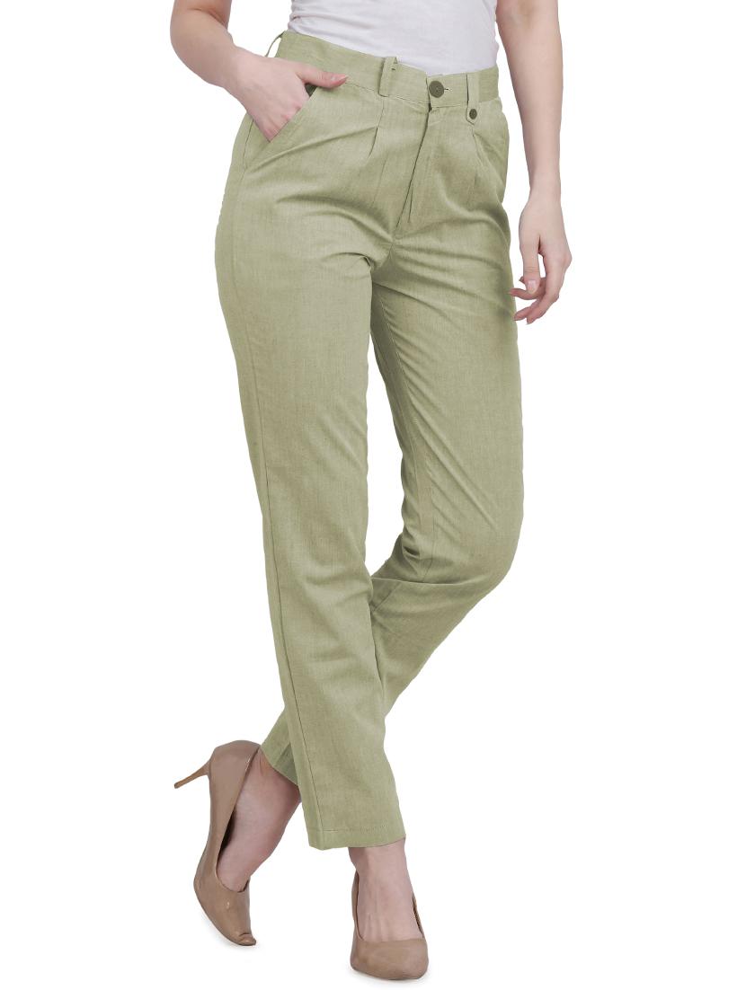high rise pleated trouser - 17529915 -  Standard Image - 1