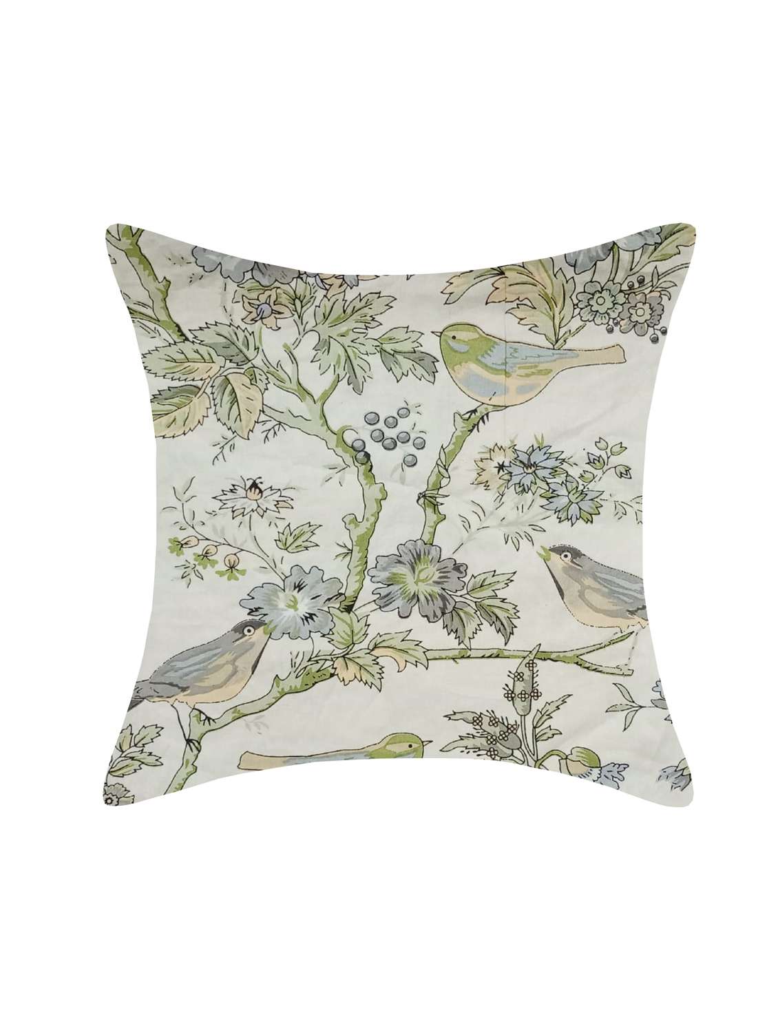 indhome life pure cotton 16x16 inches reversible cushion cover set of 3 - 17530066 -  Standard Image - 1