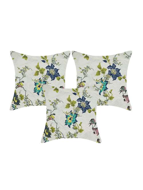 indhome life pure cotton 16x16 inches reversible cushion cover set of 3 - 17530067 -  Standard Image - 0