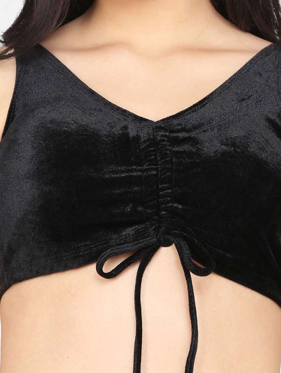 ruched detail bralette - 17530339 - Standard Image - 4