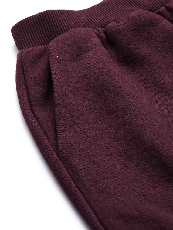 burgundy plus jogger - 17530545 - Standard Image - 4