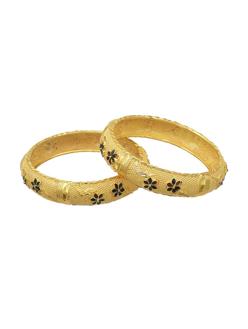 gold brass bangle - 17530556 - Standard Image - 1