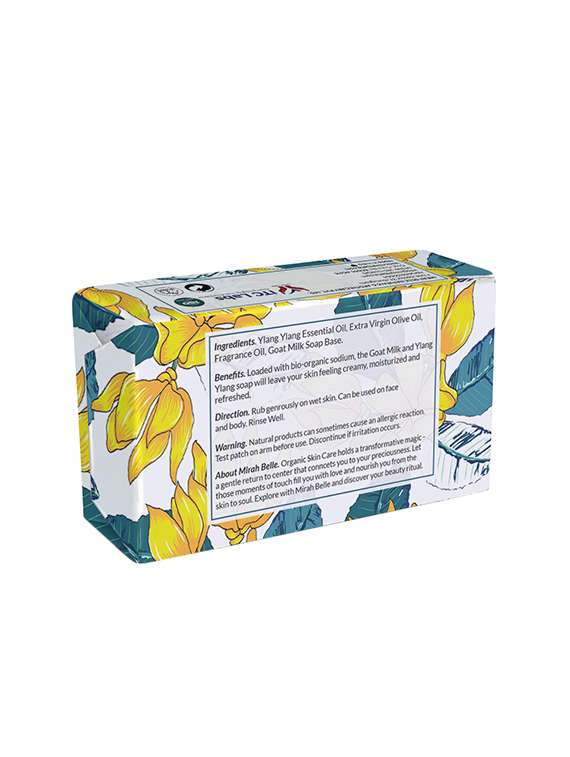 mirah belle - organic goat milk, ylang ylang anti acne soap bar, 125 gm - 17530647 -  Standard Image - 1