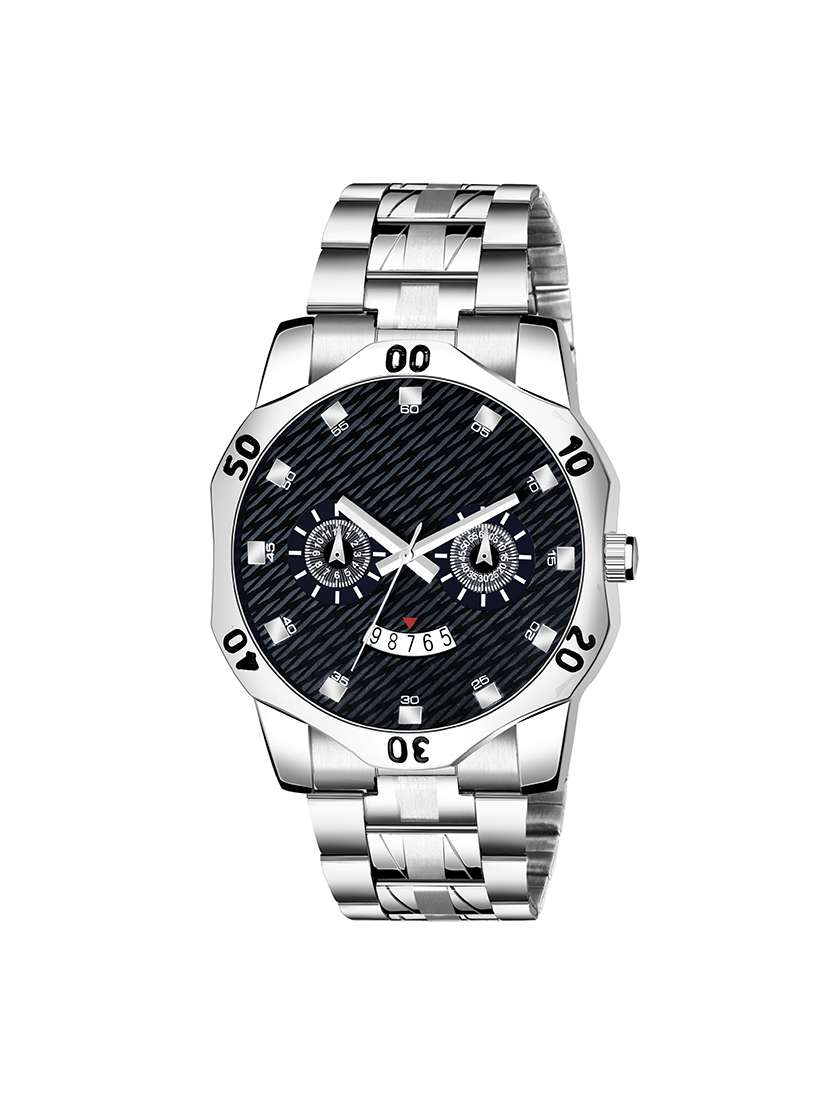 adk black color watch for men pro gear mt-402