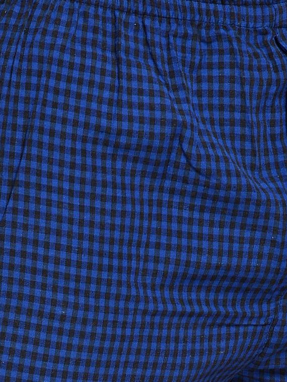 navy blue checkered boxer - 17531458 - Standard Image - 4