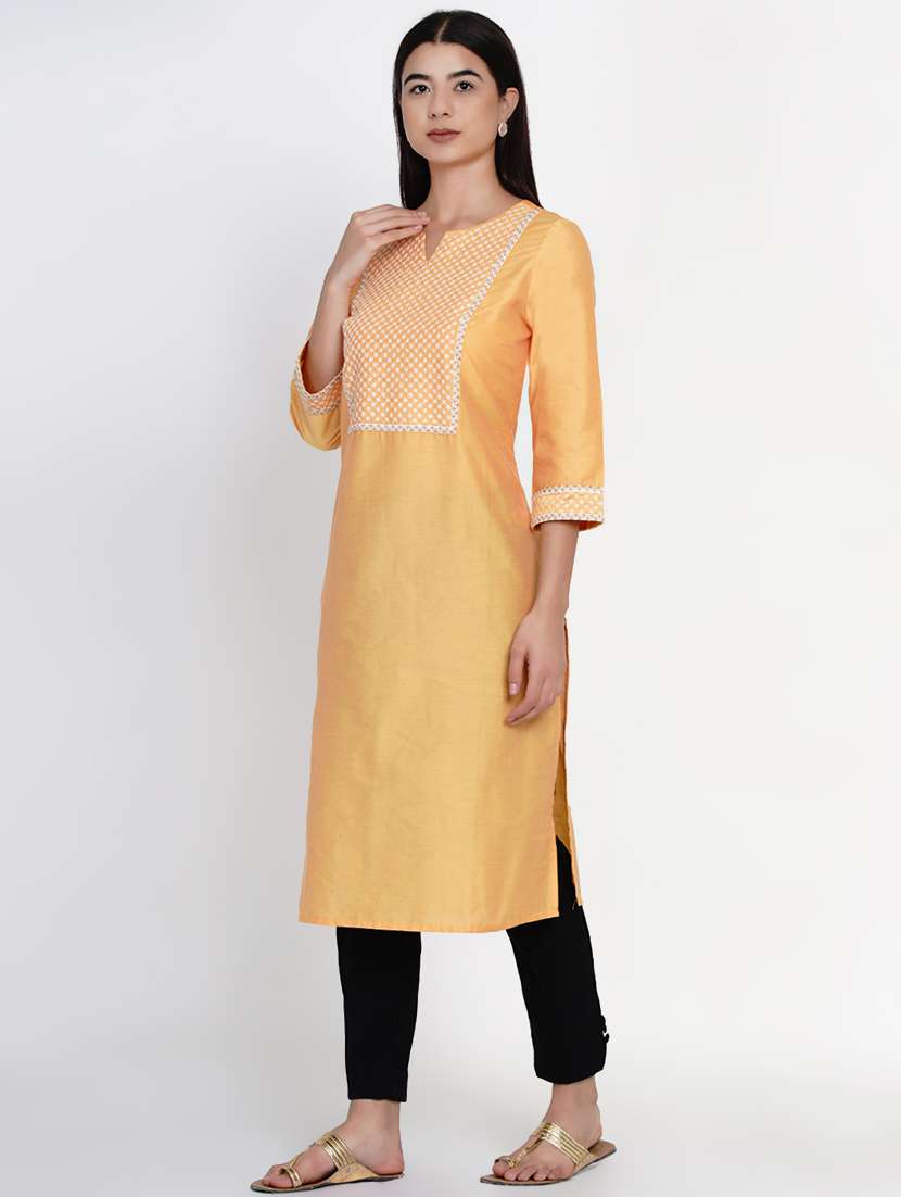 women's straight kurta - 17532489 -  Standard Image - 1