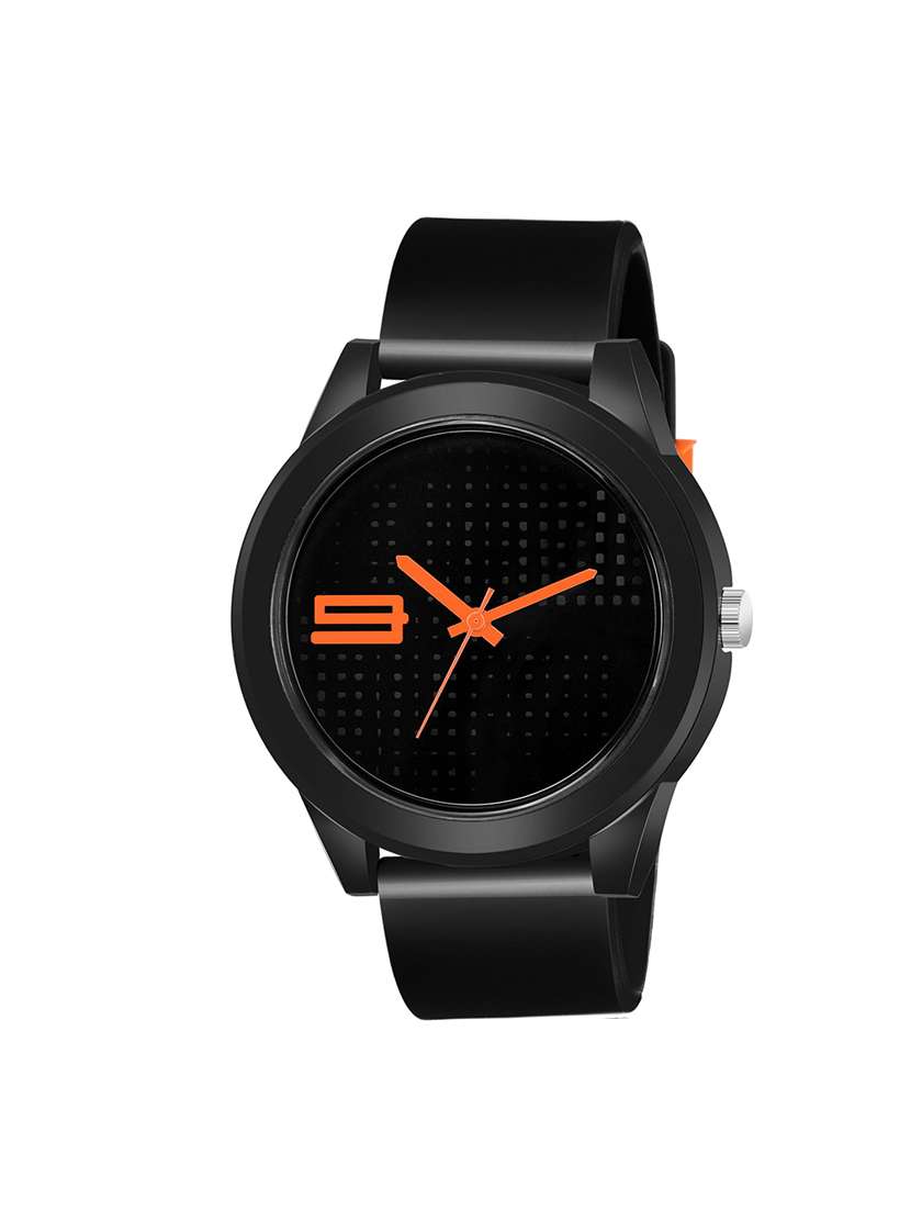 adk black color watch for men smart mt-104