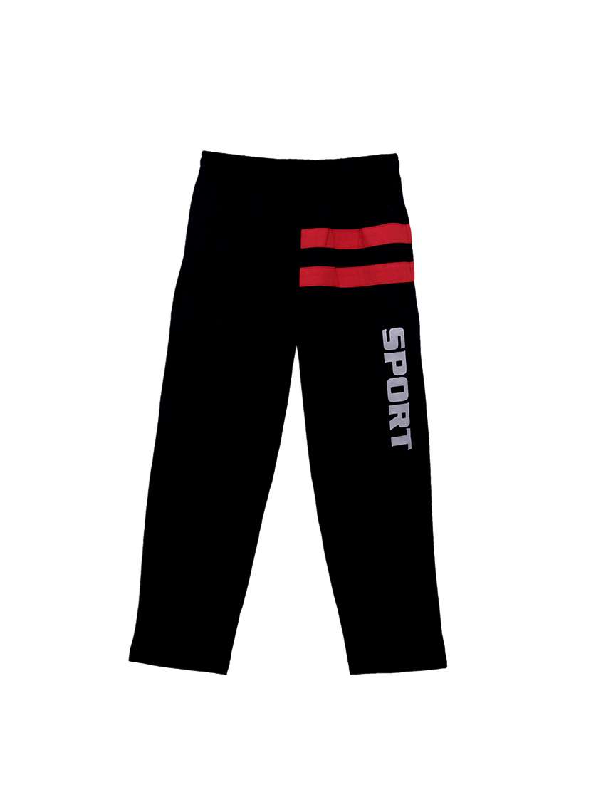 black cotton track wear