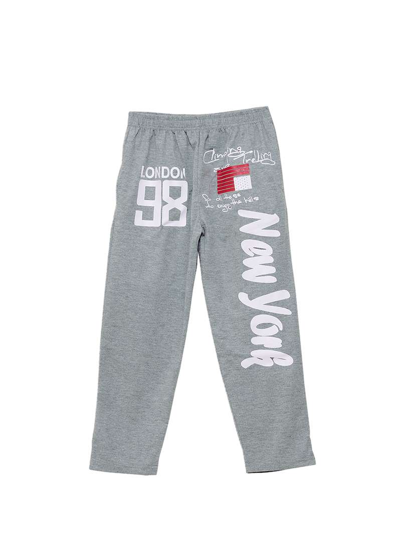 grey cotton track wear