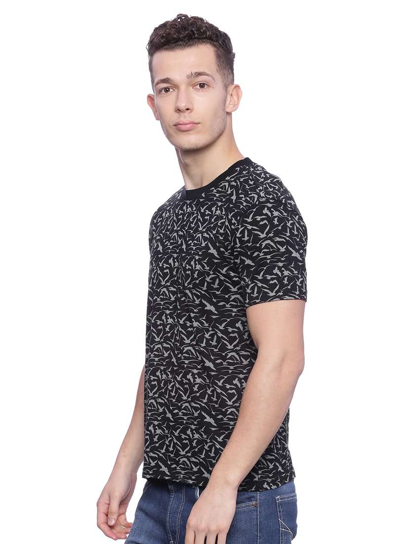 black printed t-shirt - 17533661 - Standard Image - 1
