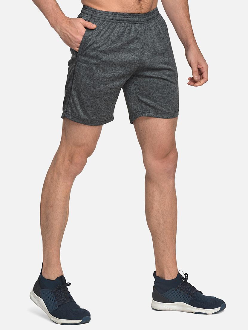 grey solid shorts - 17533756 - Standard Image - 1