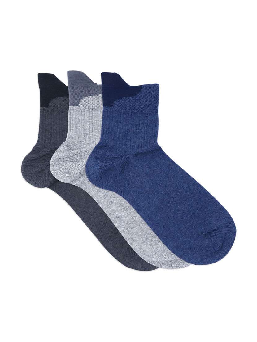 men multi colored cotton sock