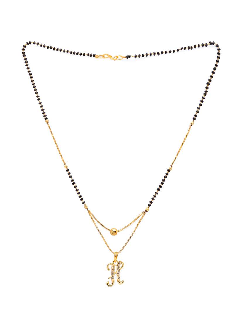 gold beads mangalsutra