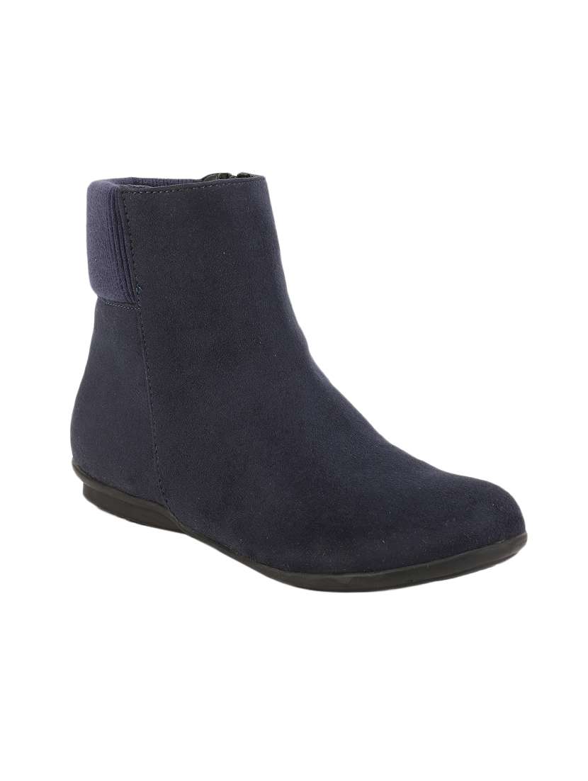 navy ankle  boot