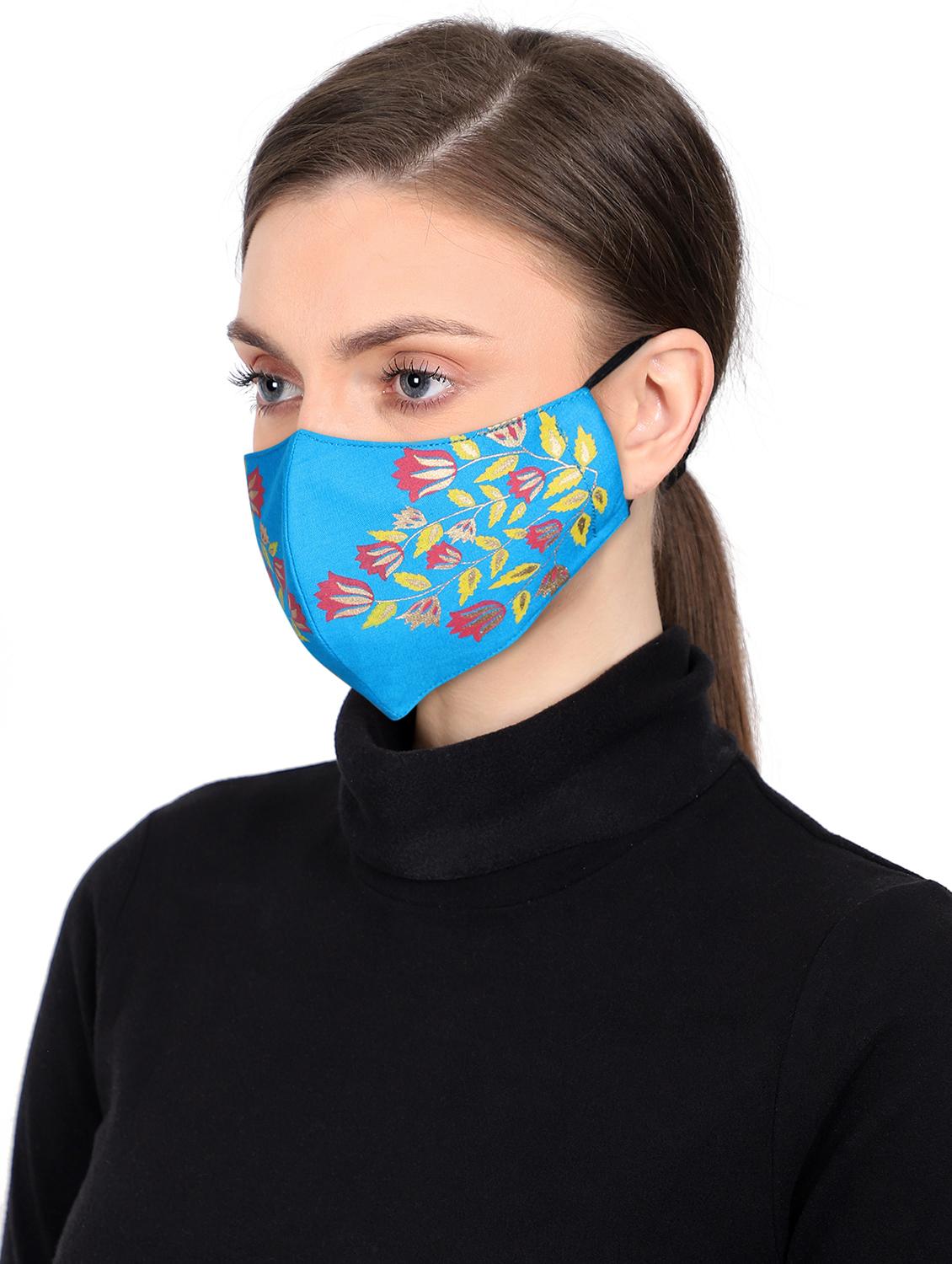 blue anti-pollution women mask - 17534973 - Standard Image - 1