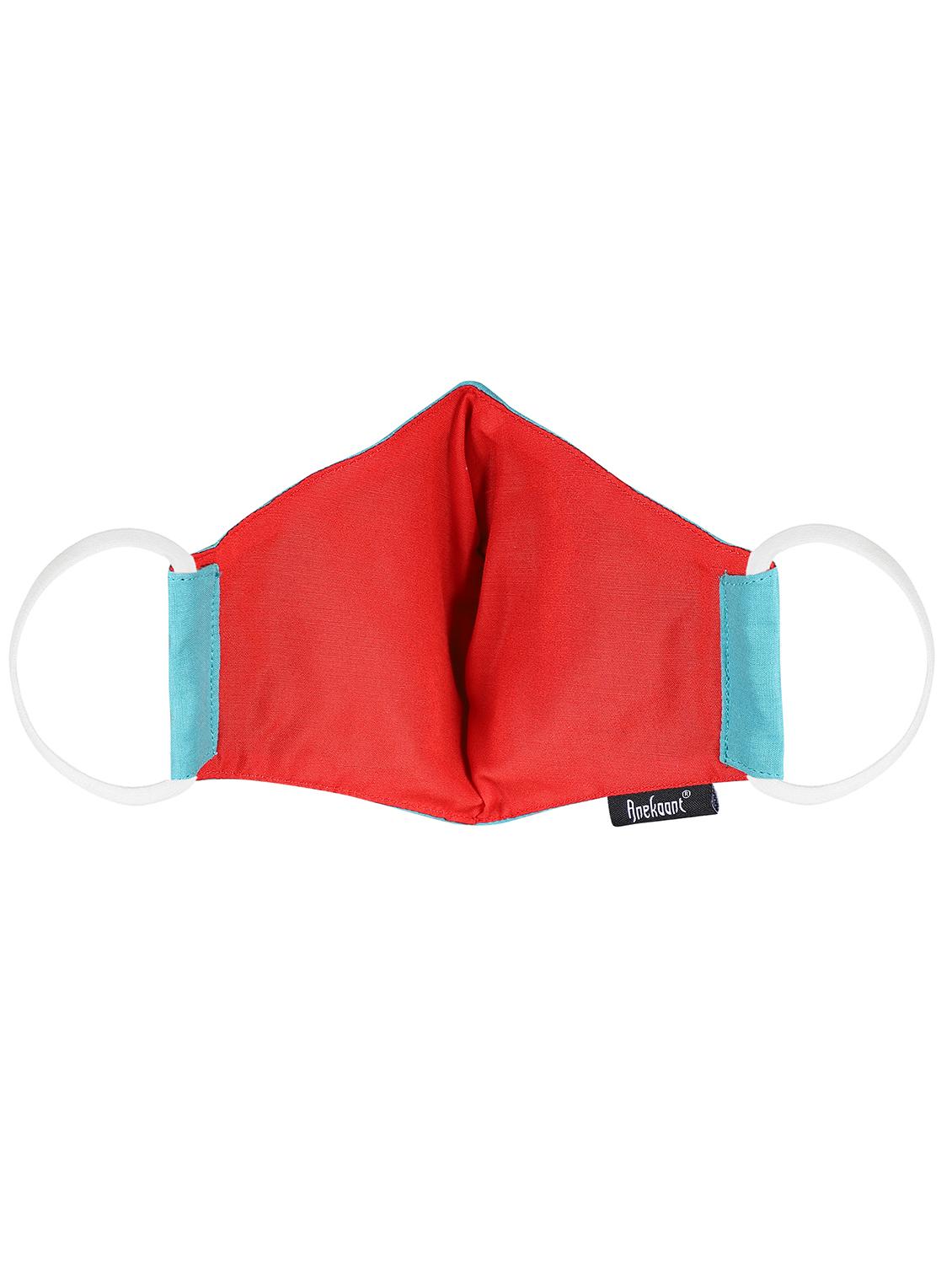 green cotton decorative women mask - 17535000 - Standard Image - 4