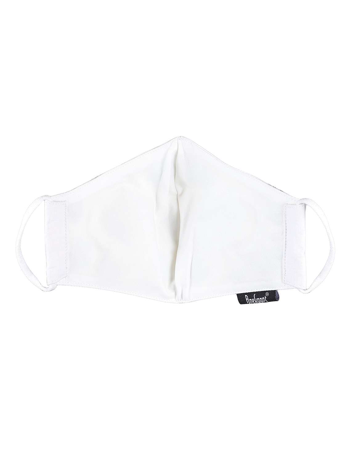 white cotton decorative women mask - 17535001 -  Standard Image - 4