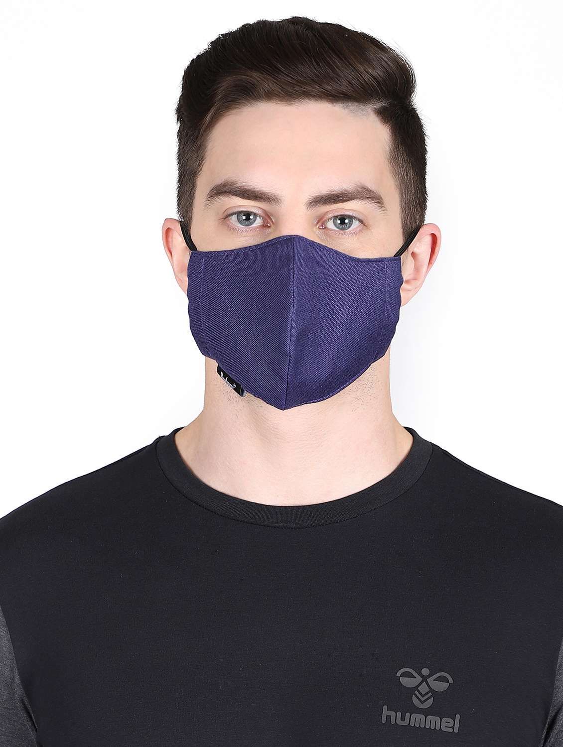 blue viscose antipollution men mask - 17535083 -  Standard Image - 1