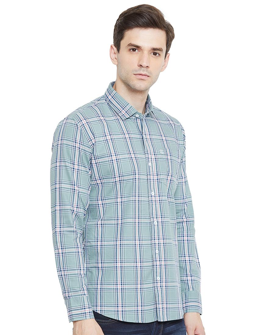 green checkered casual shirt - 17535728 - Standard Image - 1