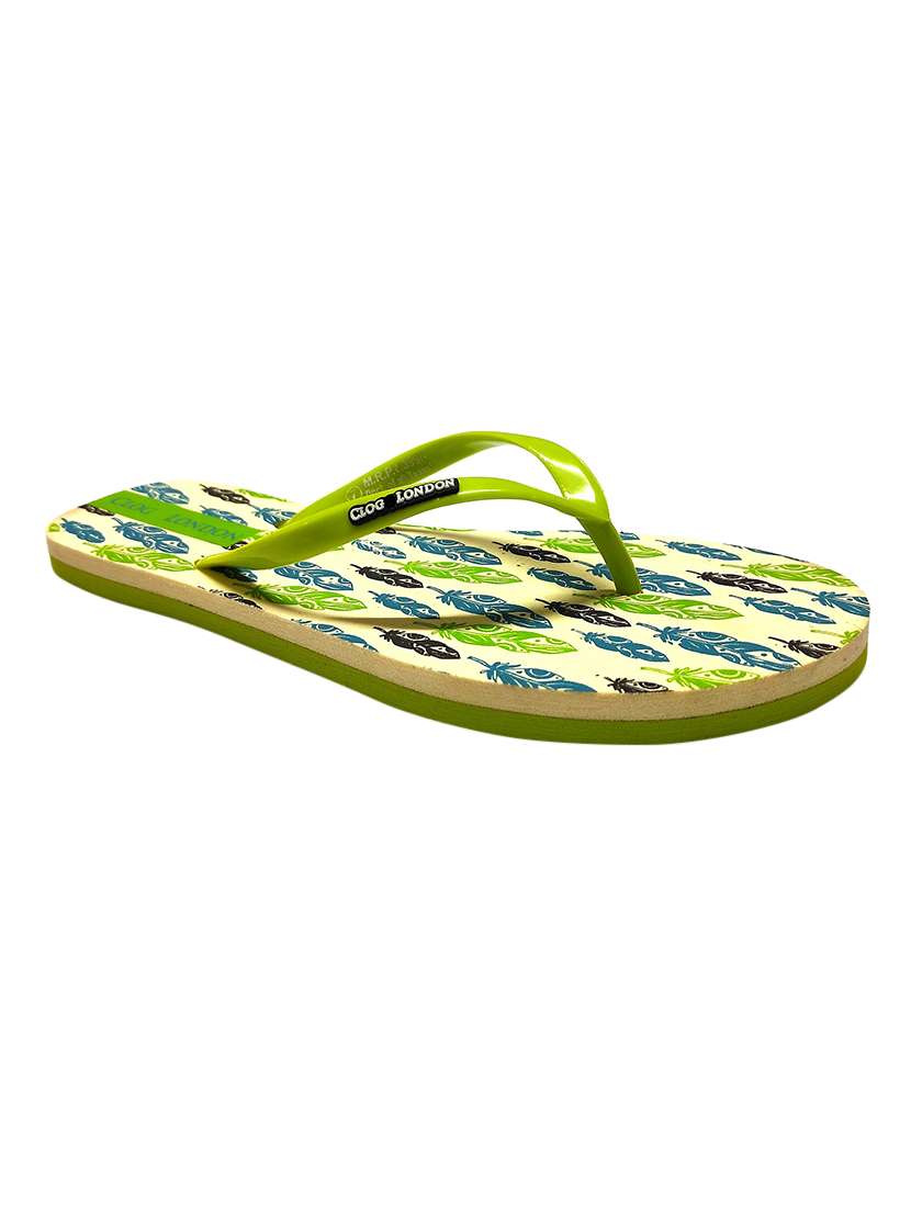green toe separator flip flop - 17535804 -  Standard Image - 1