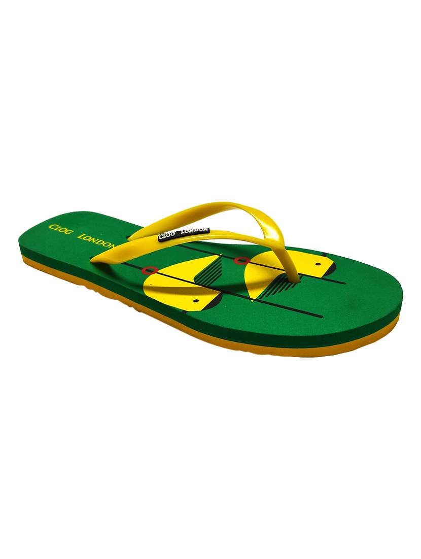 green toe separator flip flop - 17535809 -  Standard Image - 1