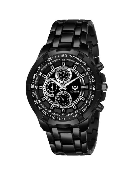 lorenz black dial analog watch for men | watch for boys- mk-3080k - 17536491 -  Standard Image - 0