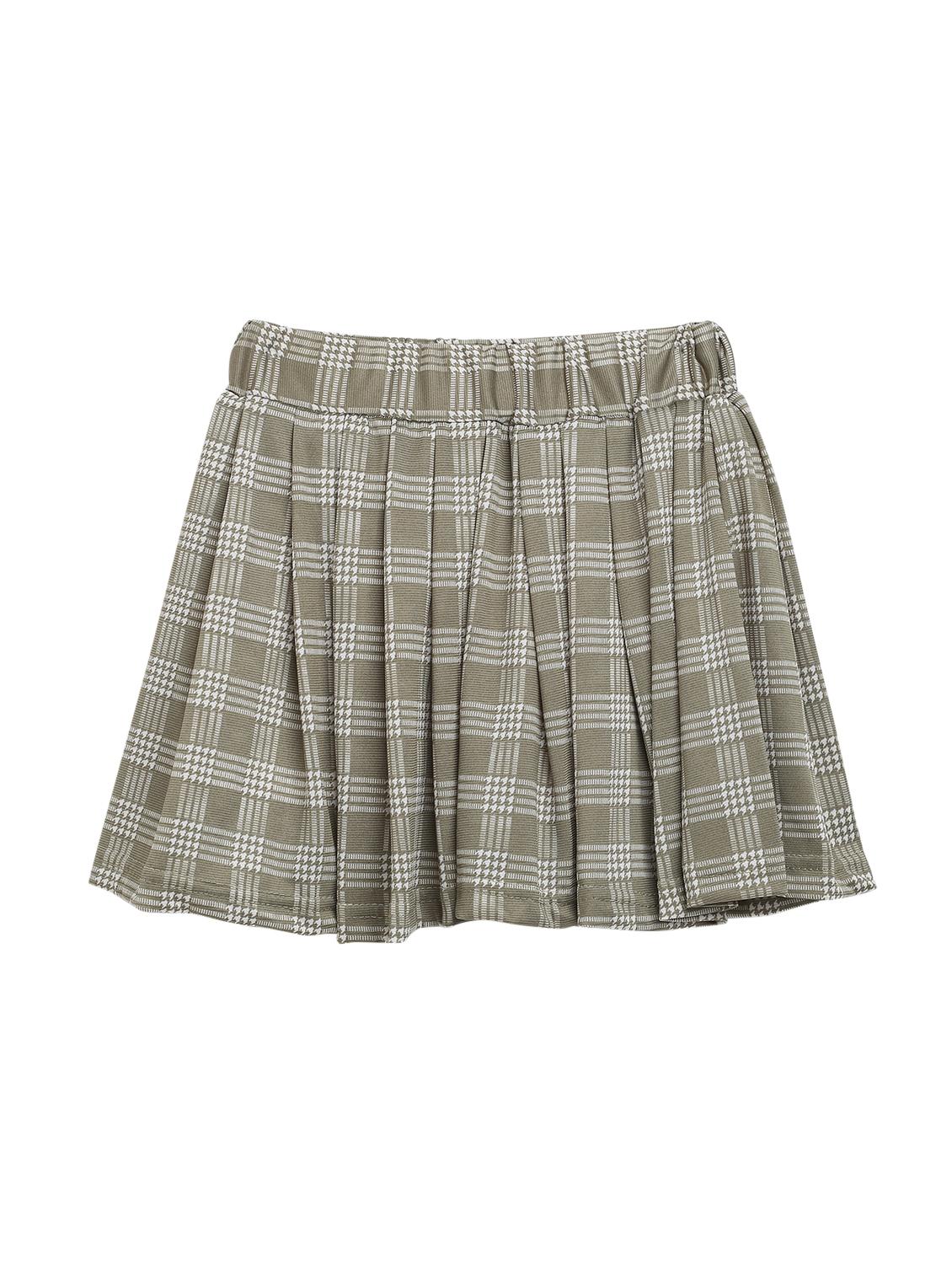 grey rayon flared skirt - 17536652 - Standard Image - 1
