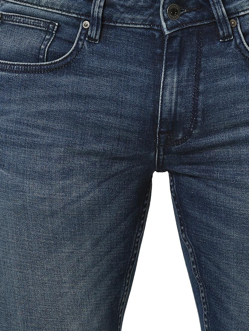 blue light washed denim jeans - 17538903 - Standard Image - 4