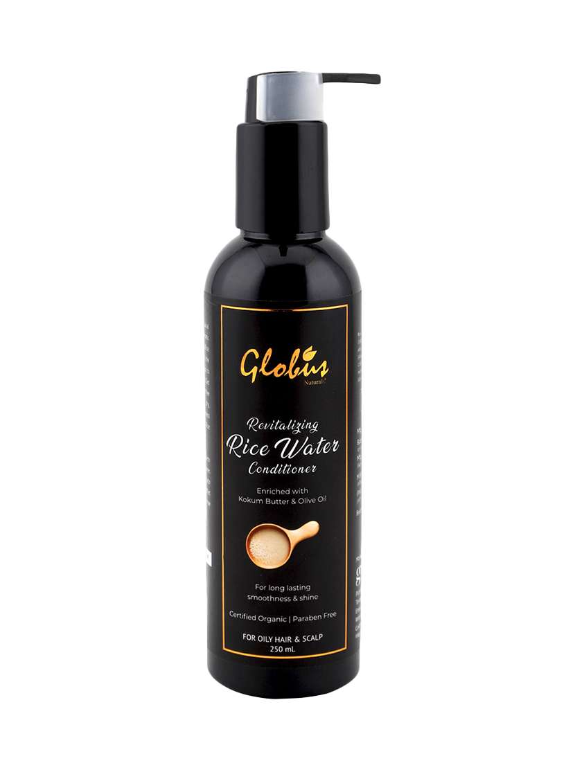 globus naturals revitalizing rice water conditioner 250 ml