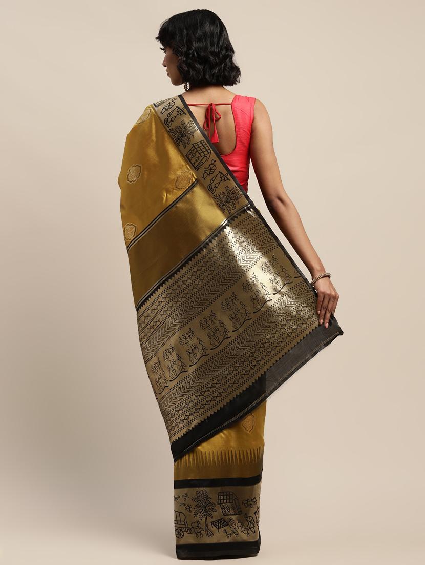 women self design bordered saree - 17541396 - Standard Image - 1