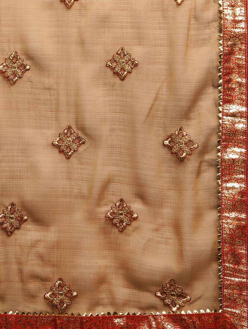 women's embroidered saree with blouse - 17541409 -  Standard Image - 4