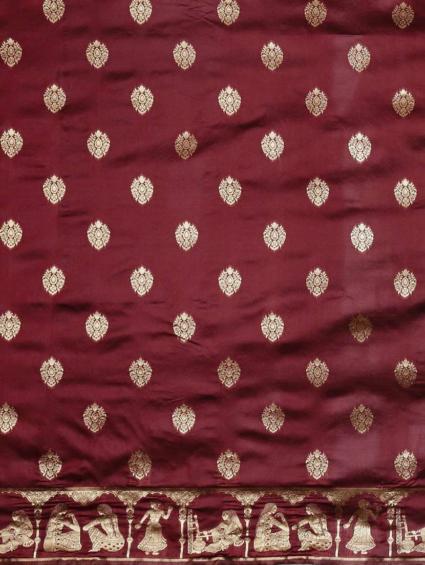 ethnic motifs banarasi saree - 17541412 -  Standard Image - 4