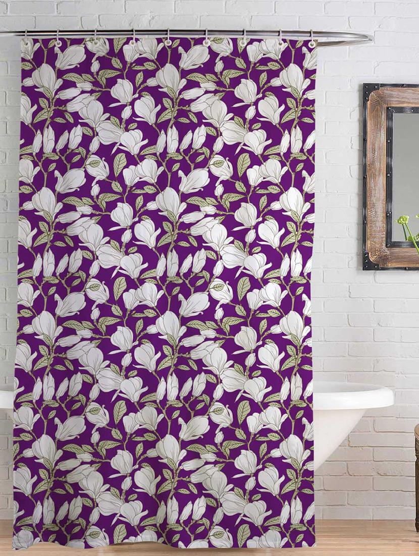 rightgifting water repellent polyester shower curtain 7 feet for bathroom with 10 hooks (48 x 84 inches , multi-colored) - 17541461 -  Zoom Image - 0