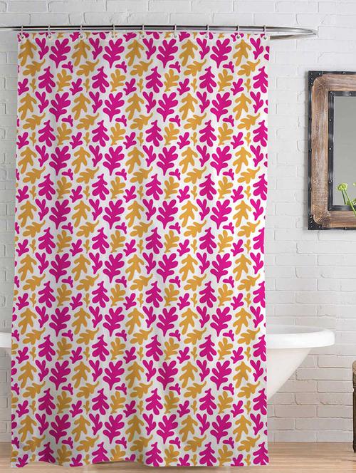 rightgifting water repellent polyester shower curtain 7 feet for bathroom with 10 hooks (48 x 84 inches , multi-colored) - 17541464 - Standard Image - 0