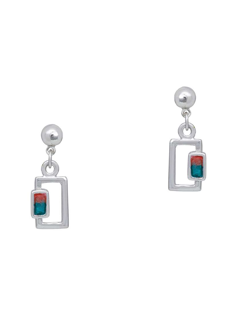 red metal drop earring - 17542746 -  Standard Image - 1