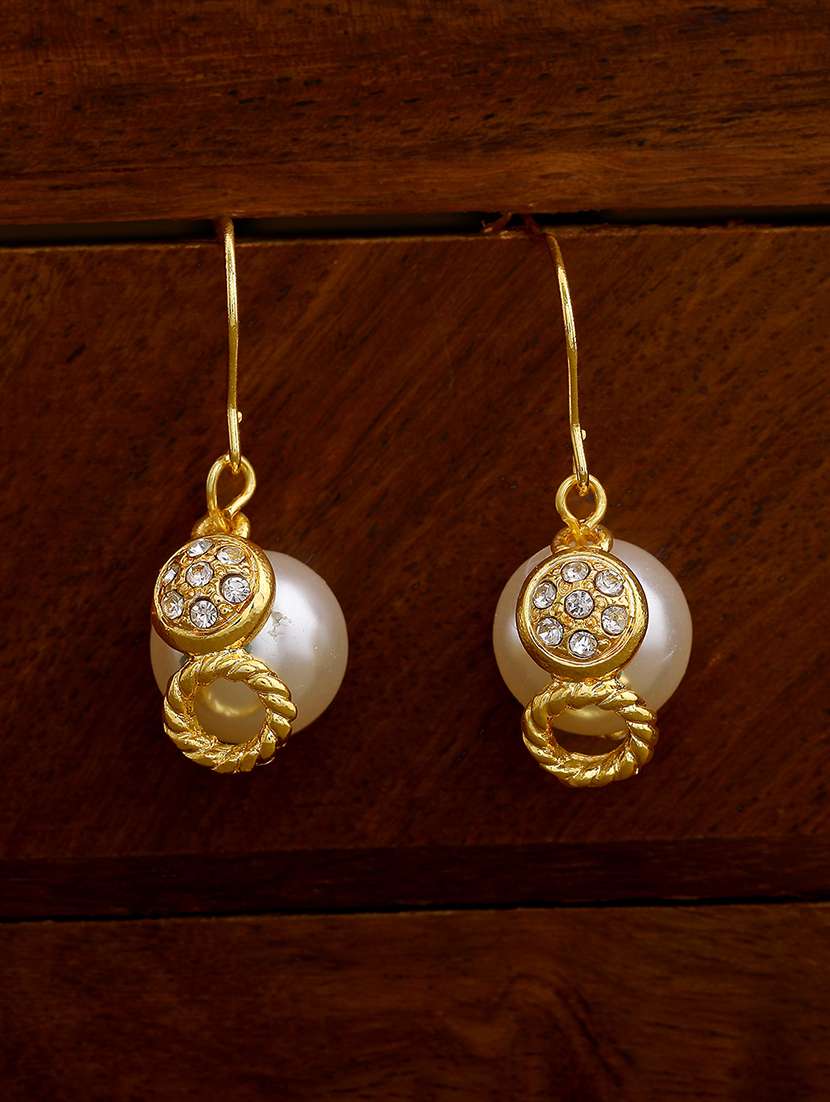 gold metal drop earring