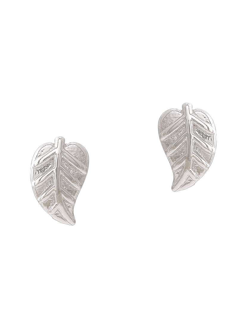 silver metal studs earring - 17542806 - Standard Image - 1