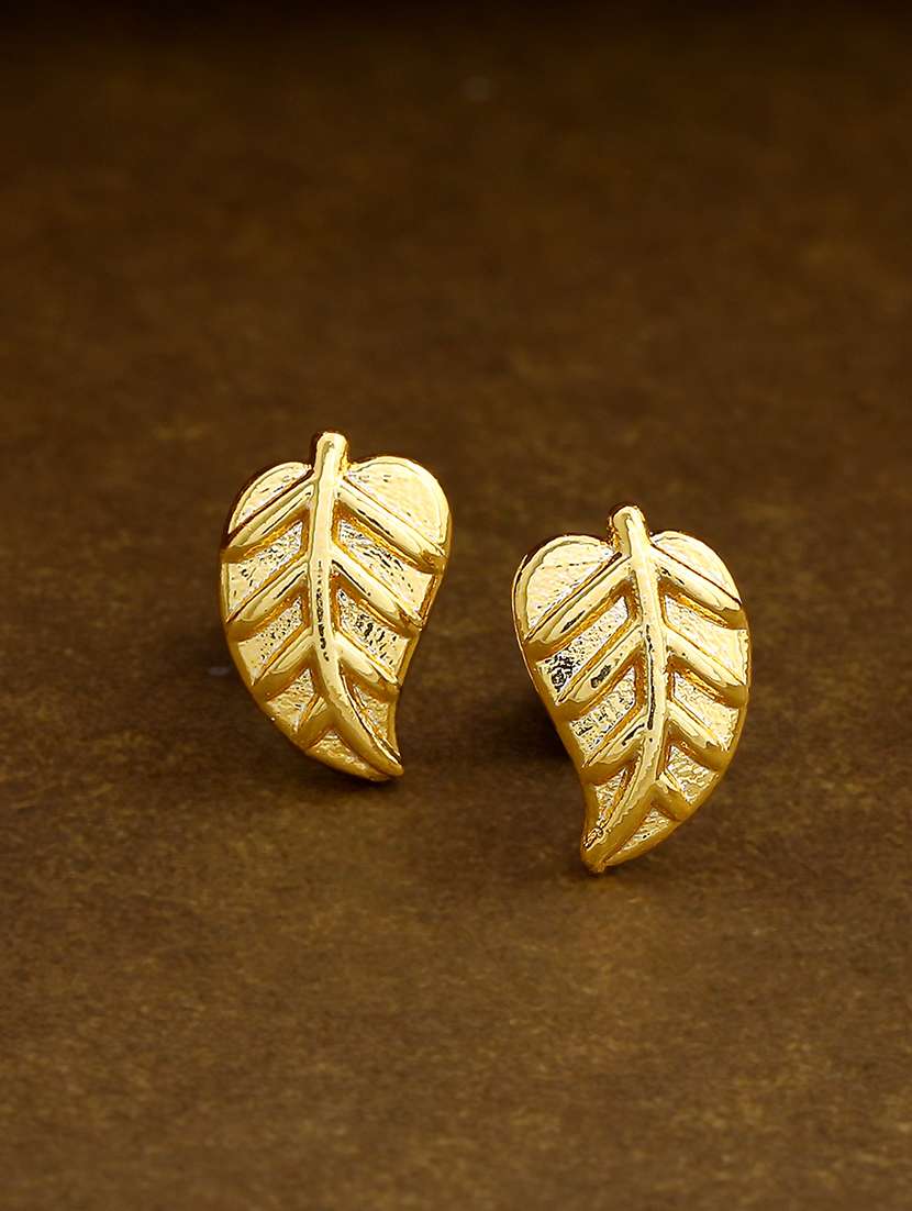 gold  metal studs earring