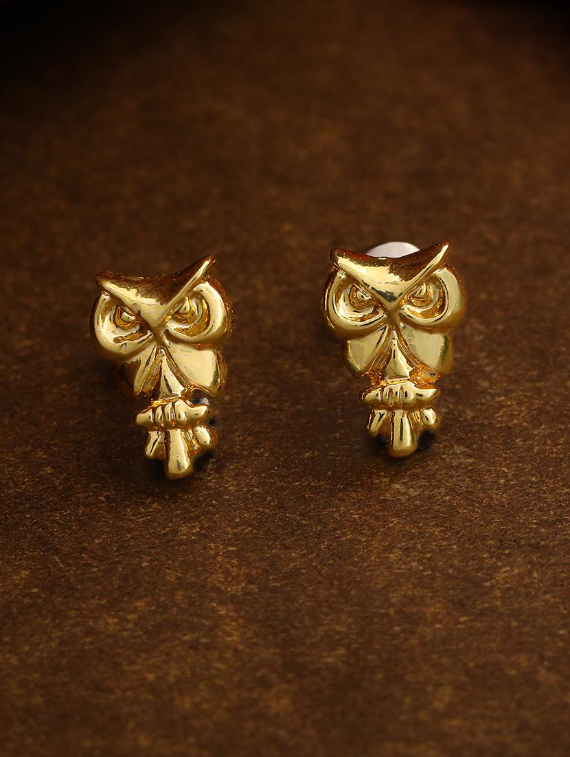 gold metal studs earring - 17542813 - Zoom Image - 0