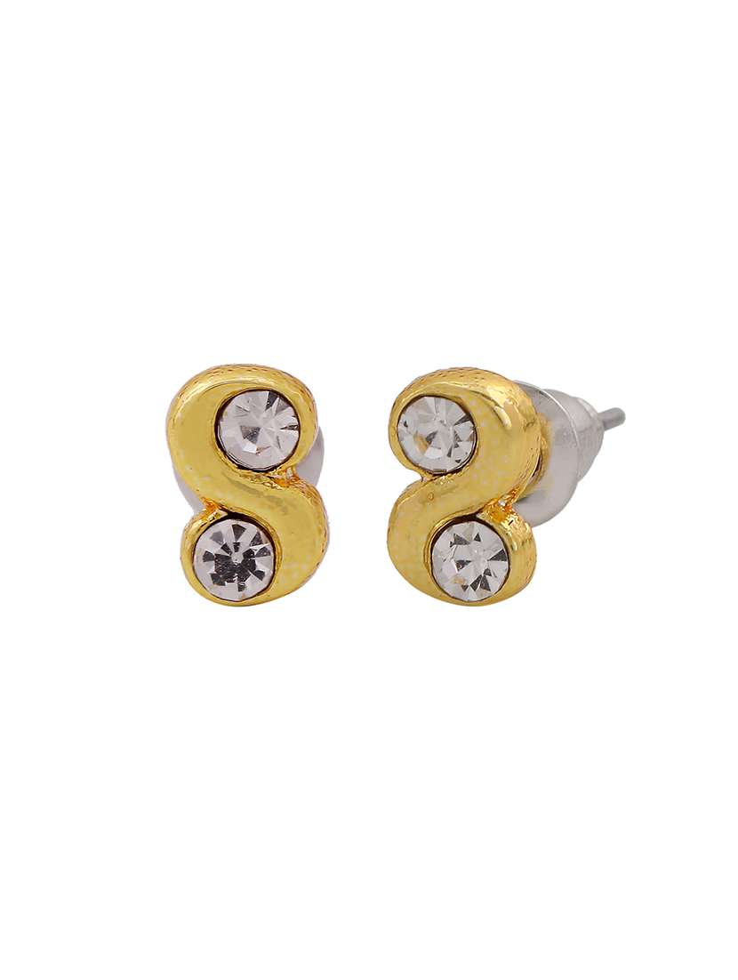 Gold Metal Studs Earring - 17542835 -  Standard Image - 1