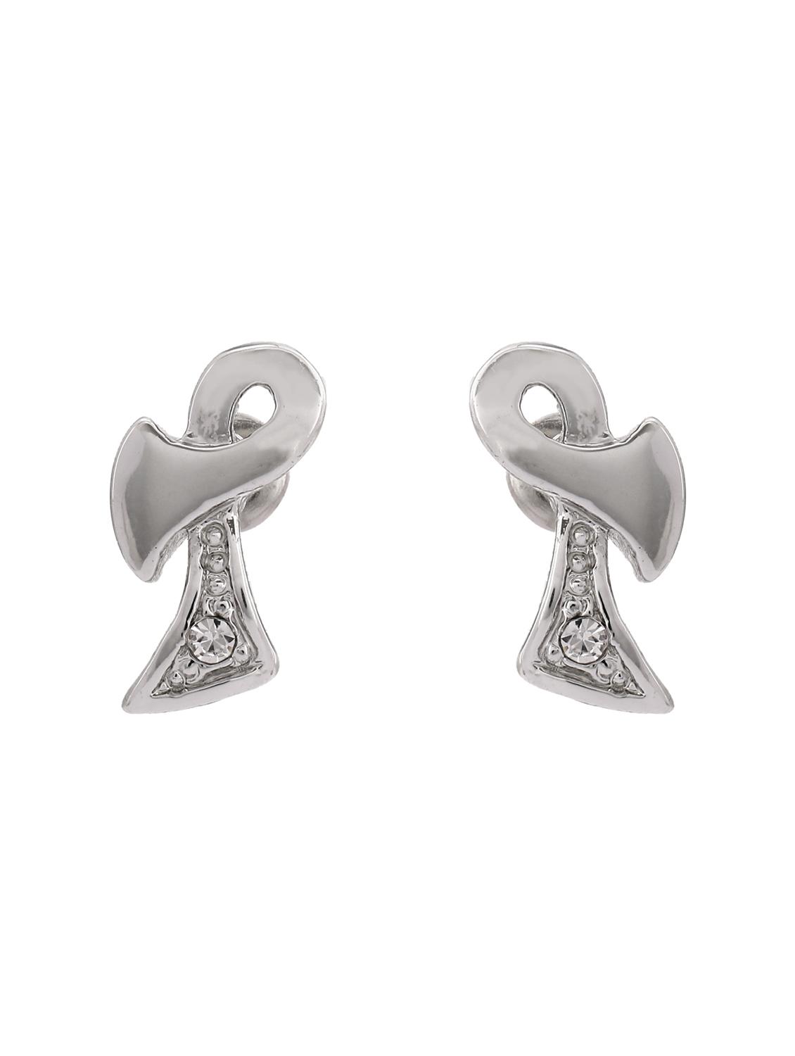silver  metal studs earring - 17542858 -  Standard Image - 1