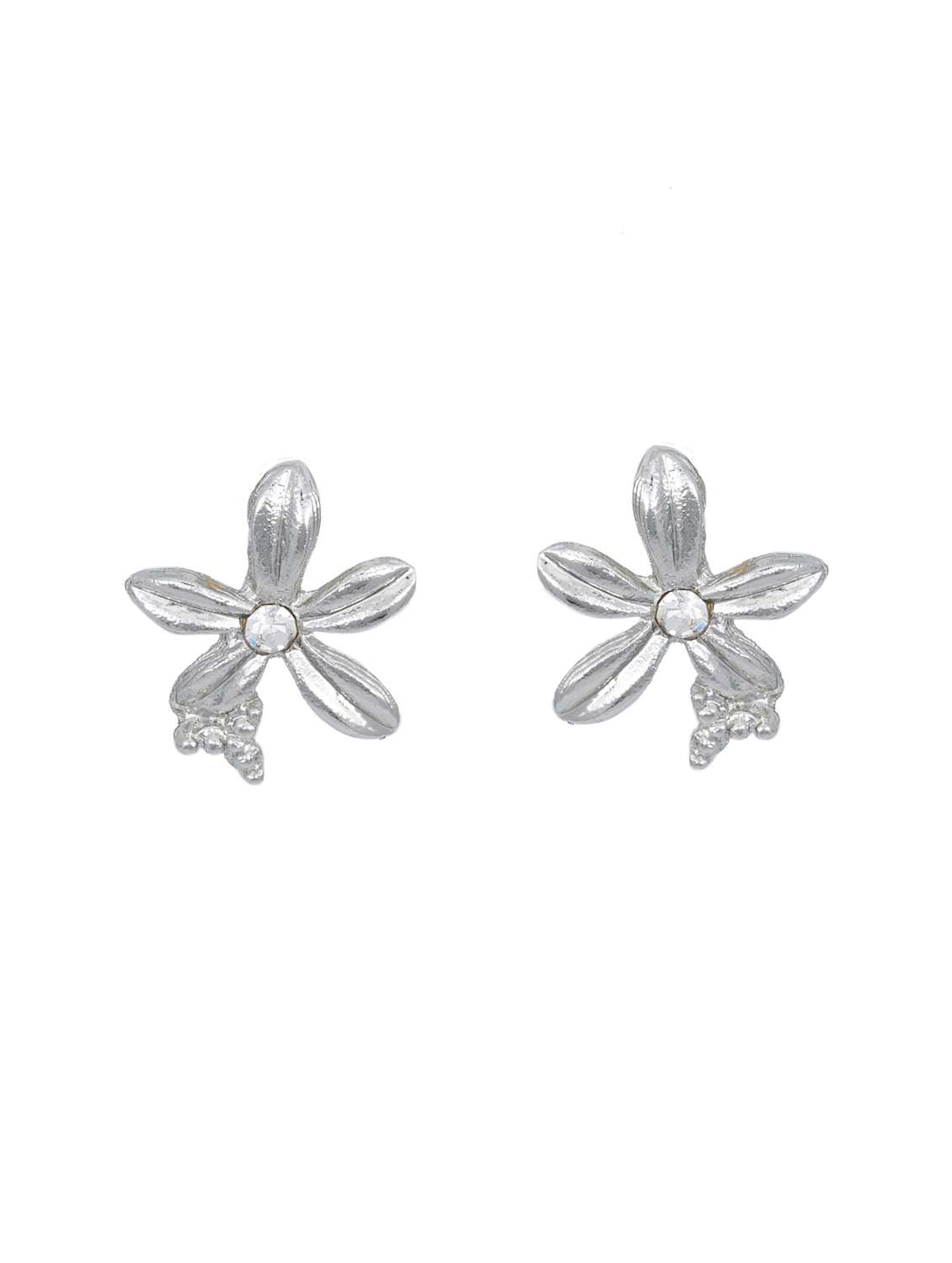 silver metal studs earring - 17542891 - Standard Image - 1